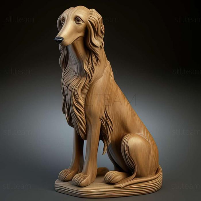3D модель Собака Silky Windhound (STL)